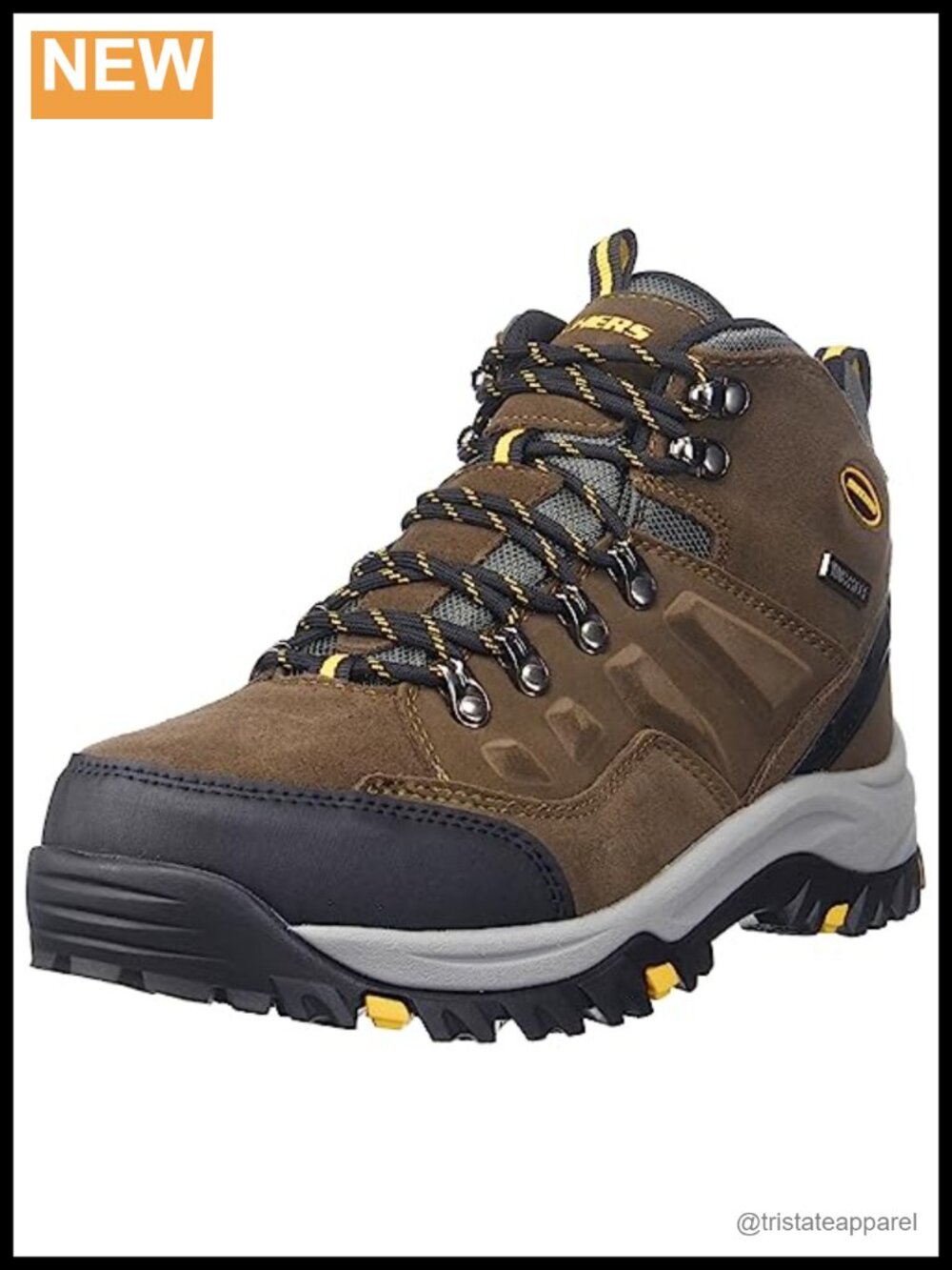 Skechers Relment-Pelmo Waterproof Suede Hiking Boot Men